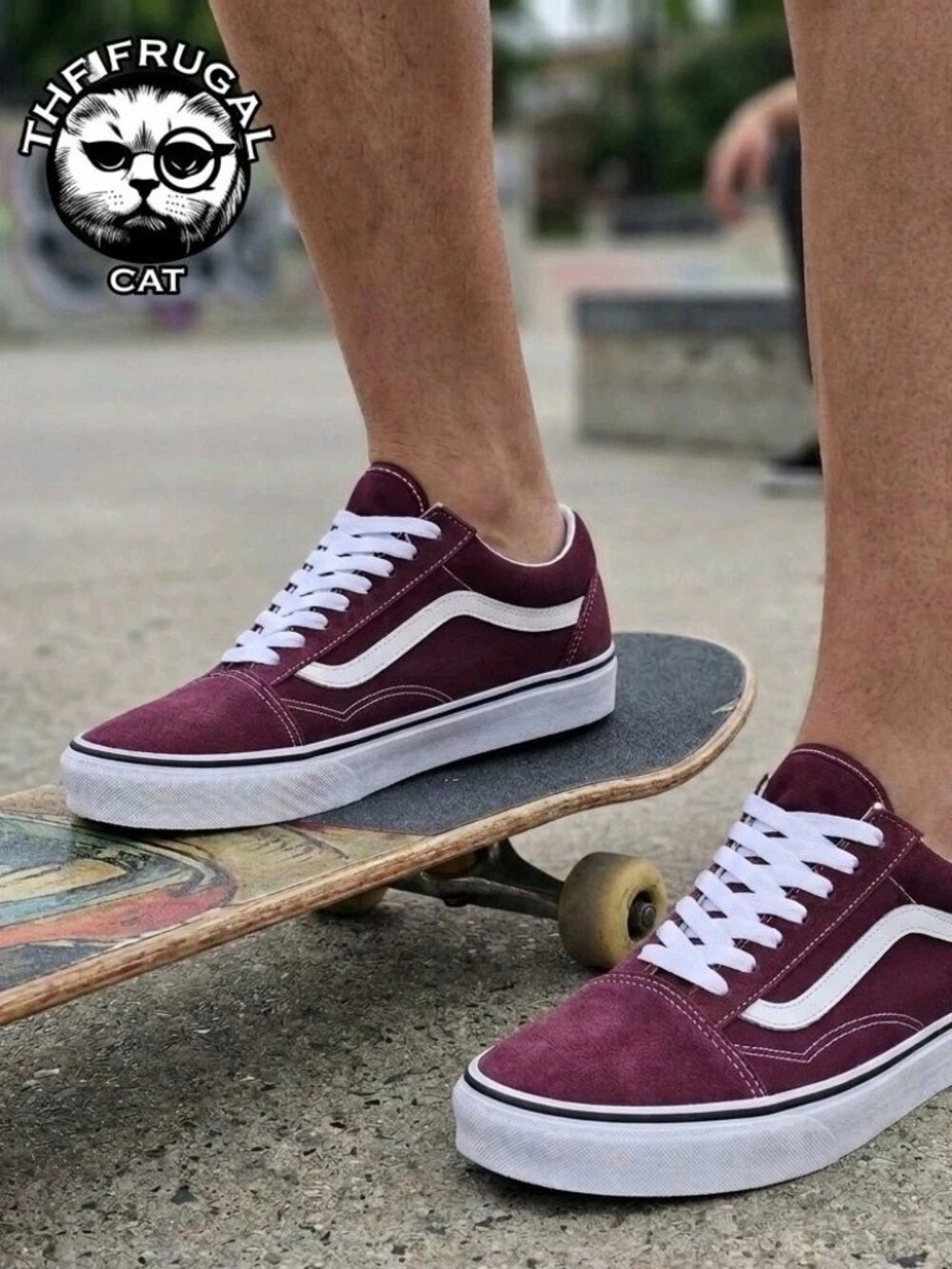 Vans Old Skool Classic Skate Shoes - Burgundy (Mens 10.5 / Womens 12) NWB